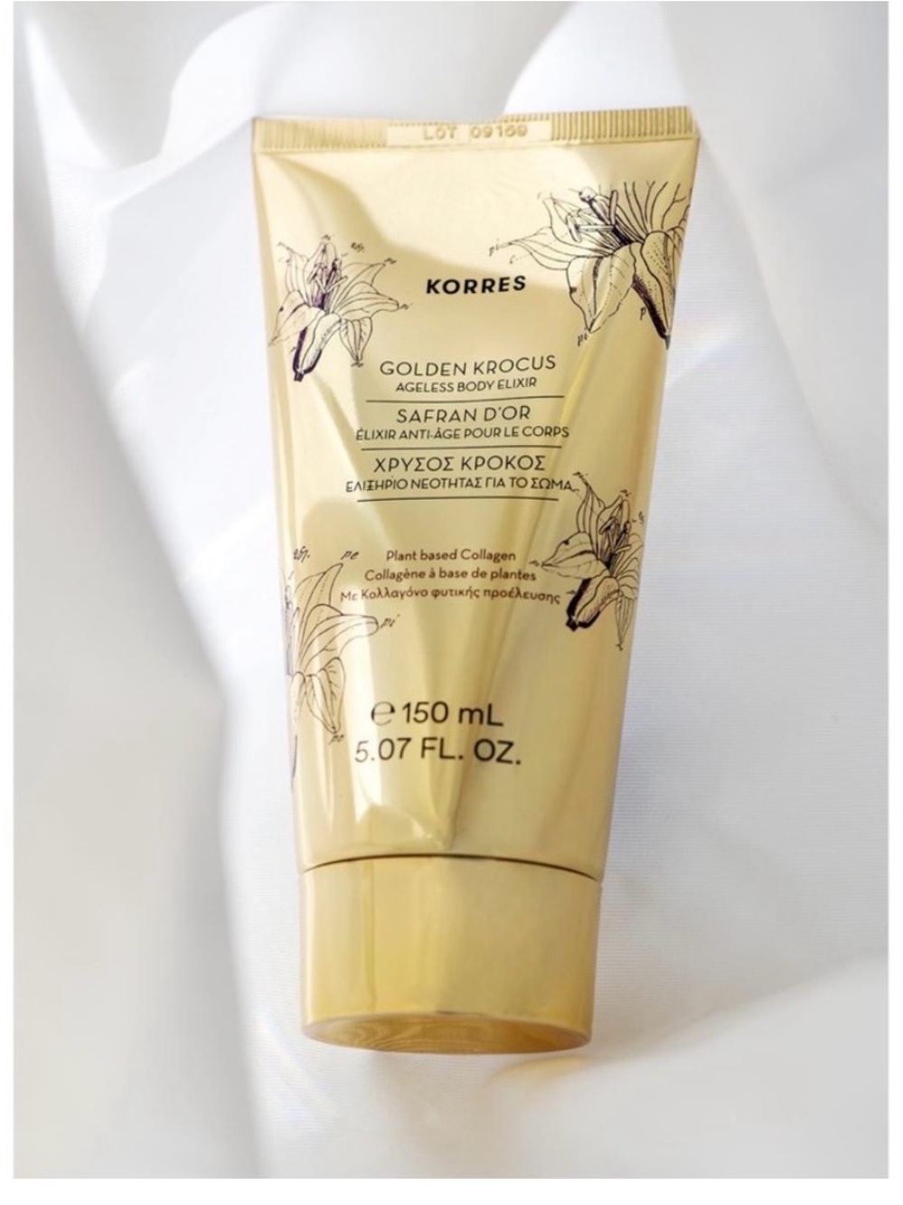 Complete Body Anti Aging Serum :Korres Gold Krocus Body Elixir 150ml